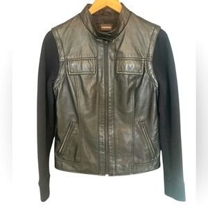 Danier S women’s jacket/vest beautiful condition Cotton/spandex sleeves